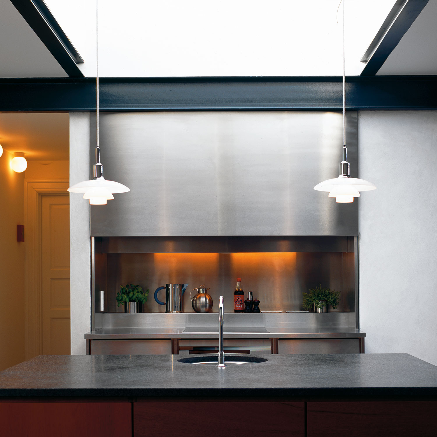 Louis Poulsen  PH 3 2 Pendelleuchte chrome in kueche 106132
