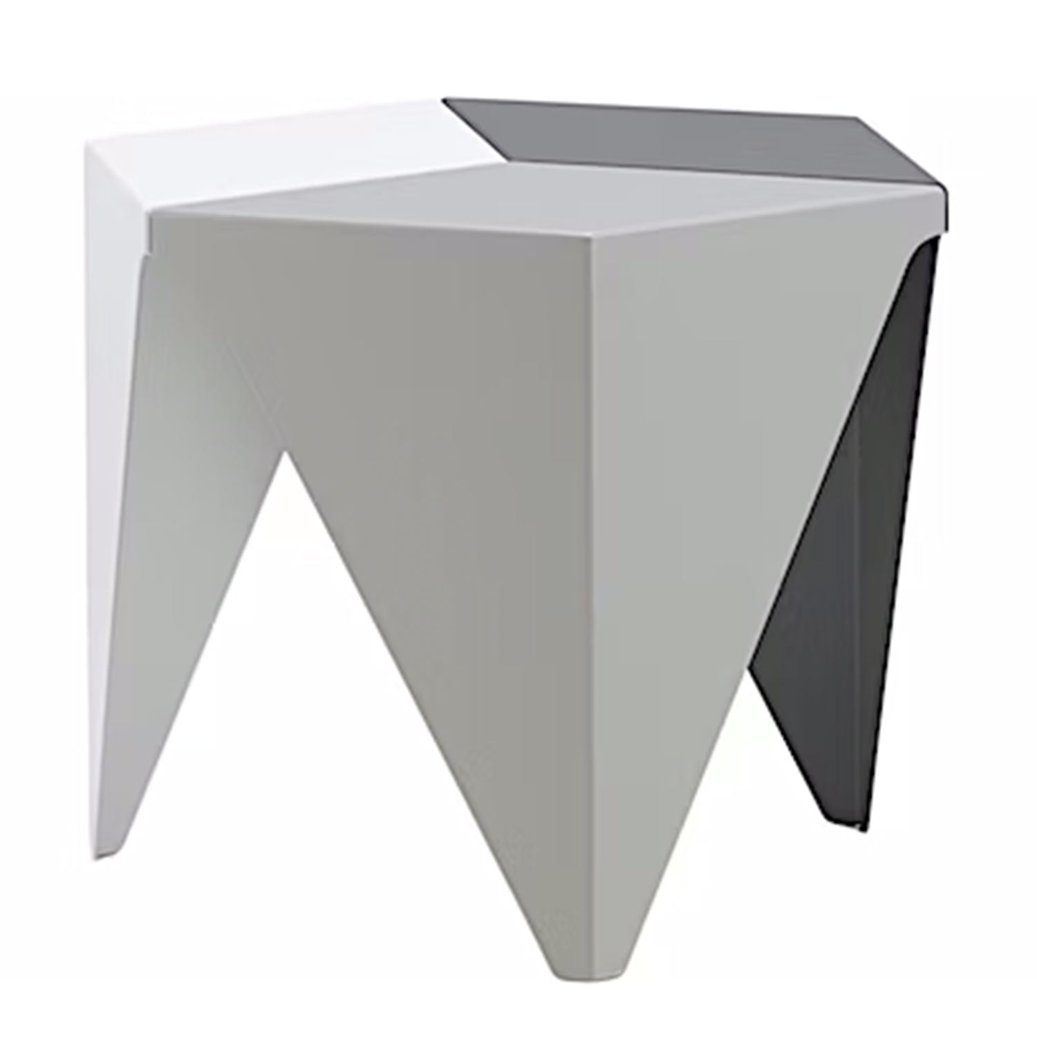 vitra prismatic beistelltisch hellgrau 97107