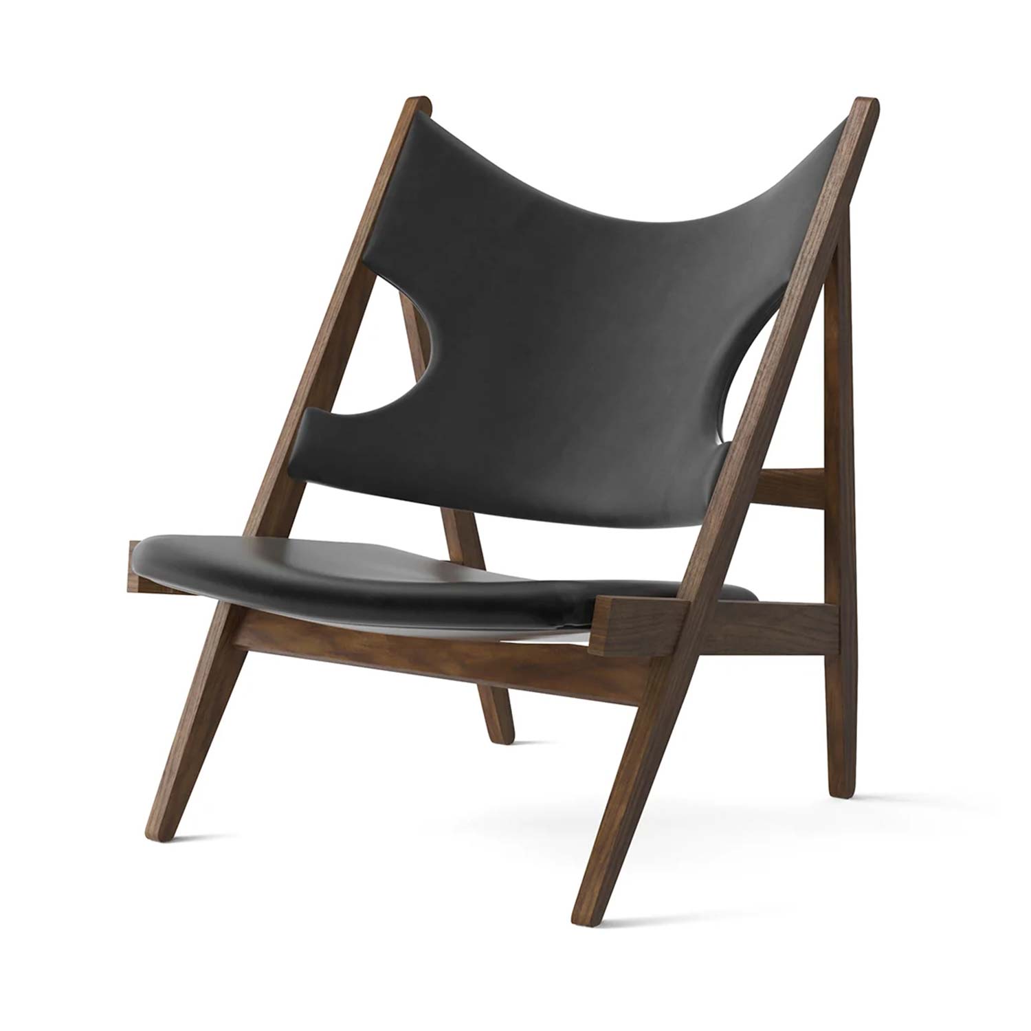 Audo - Knitting Lounge Chair dark stained oak/dakar