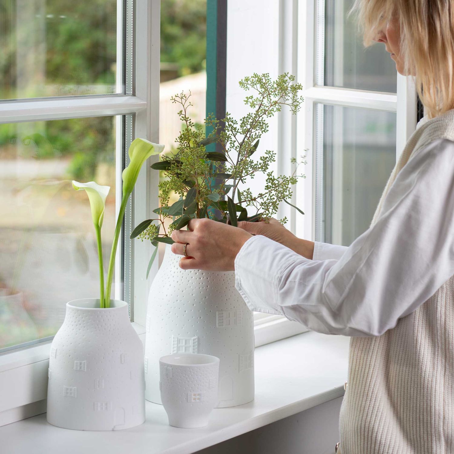 Räder Design - Vase Winterhaus klein
