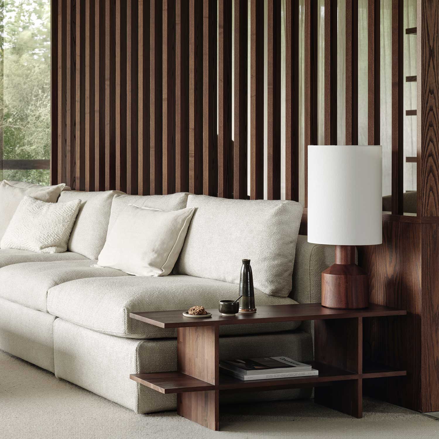 Ethnicraft - Kabuki Beistelltisch Teak braun