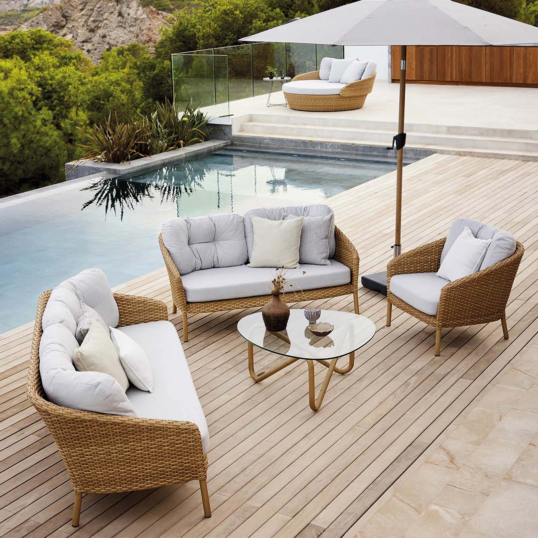 cane line ocean 2 sitzer sofa terrasse ambiente 89313