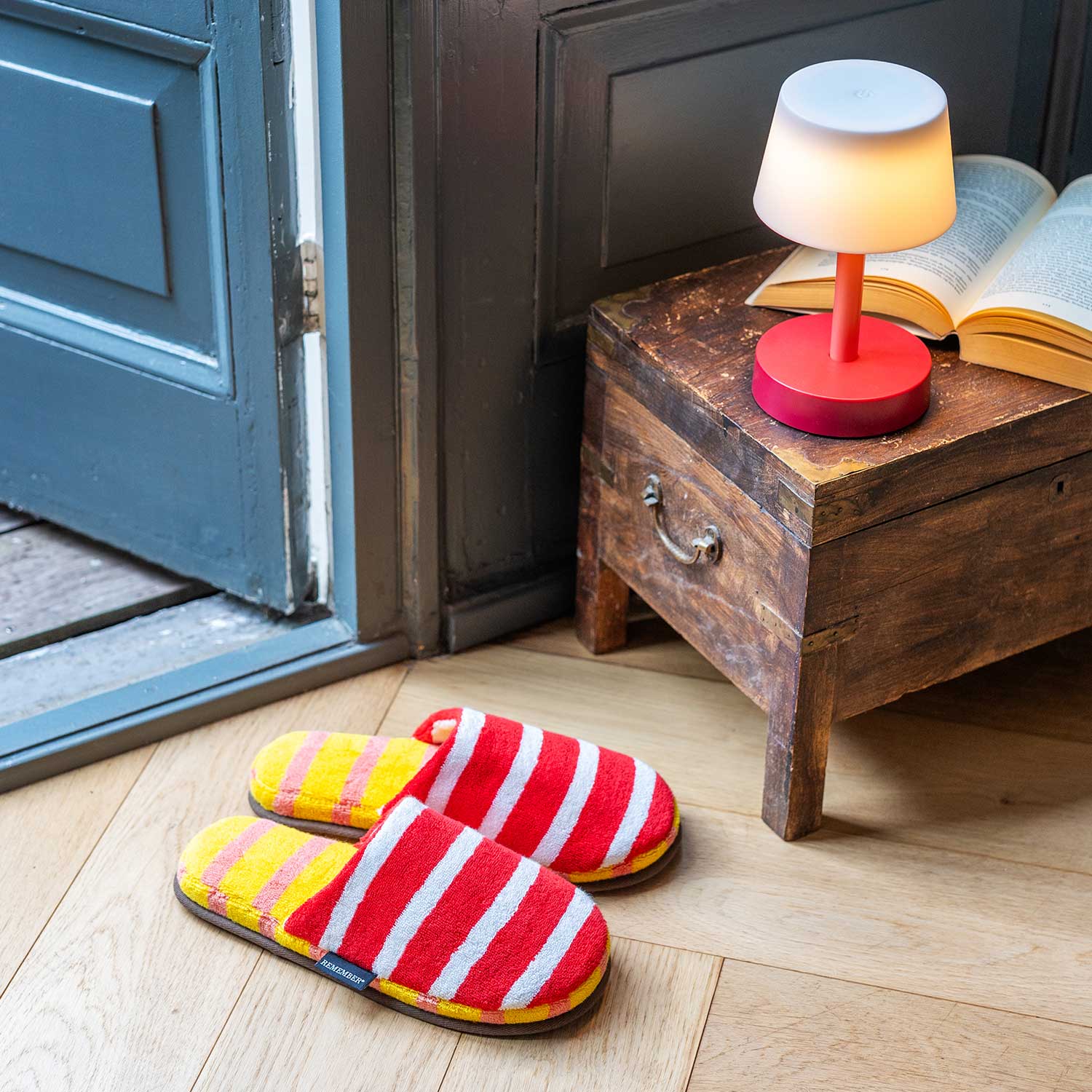 REMEMBER - Slipper Mello red Gr. 35-39