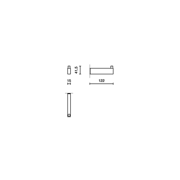 Zack Linea Ersatzrollenhalter cm 15477