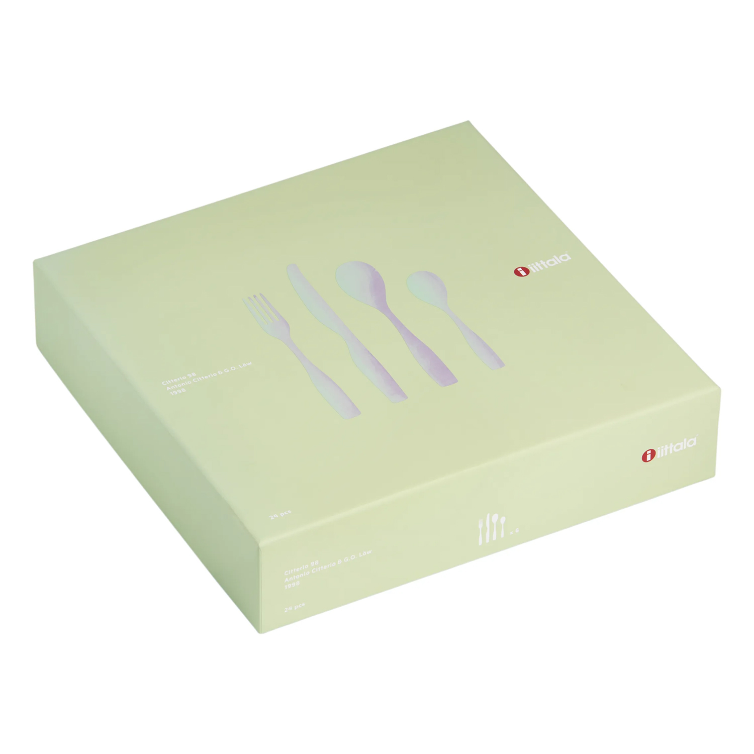 iittala citterio dessert besteck geschenkbox 24 teilig 105265