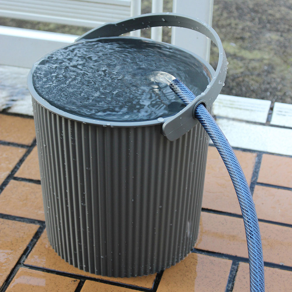 Hachiman - Omnioutil Eimer mit Deckel 10 l senf
