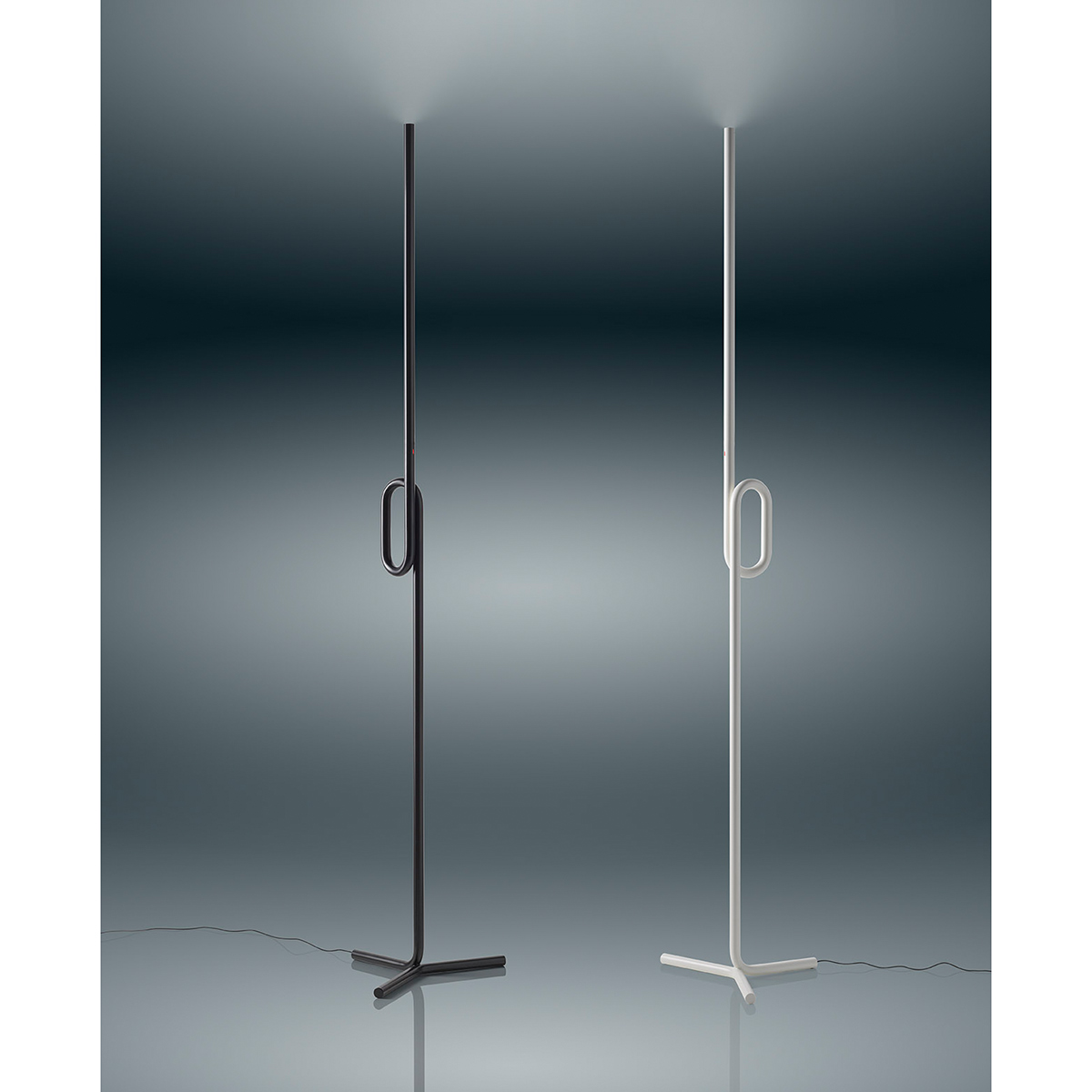 foscarini tobia stehleuchte schwarz weiss 63485