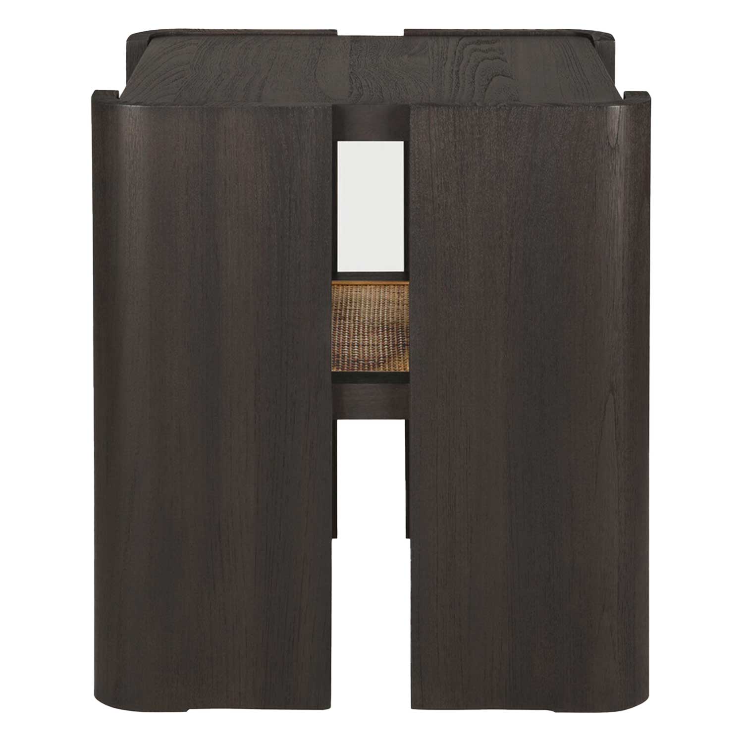 Ethnicraft - Panel Beistelltisch Teak dunkelbraun