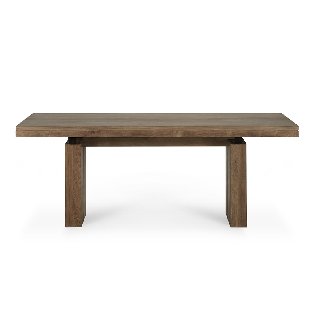 ethnicraft double teakholz tisch eingezogen 88796