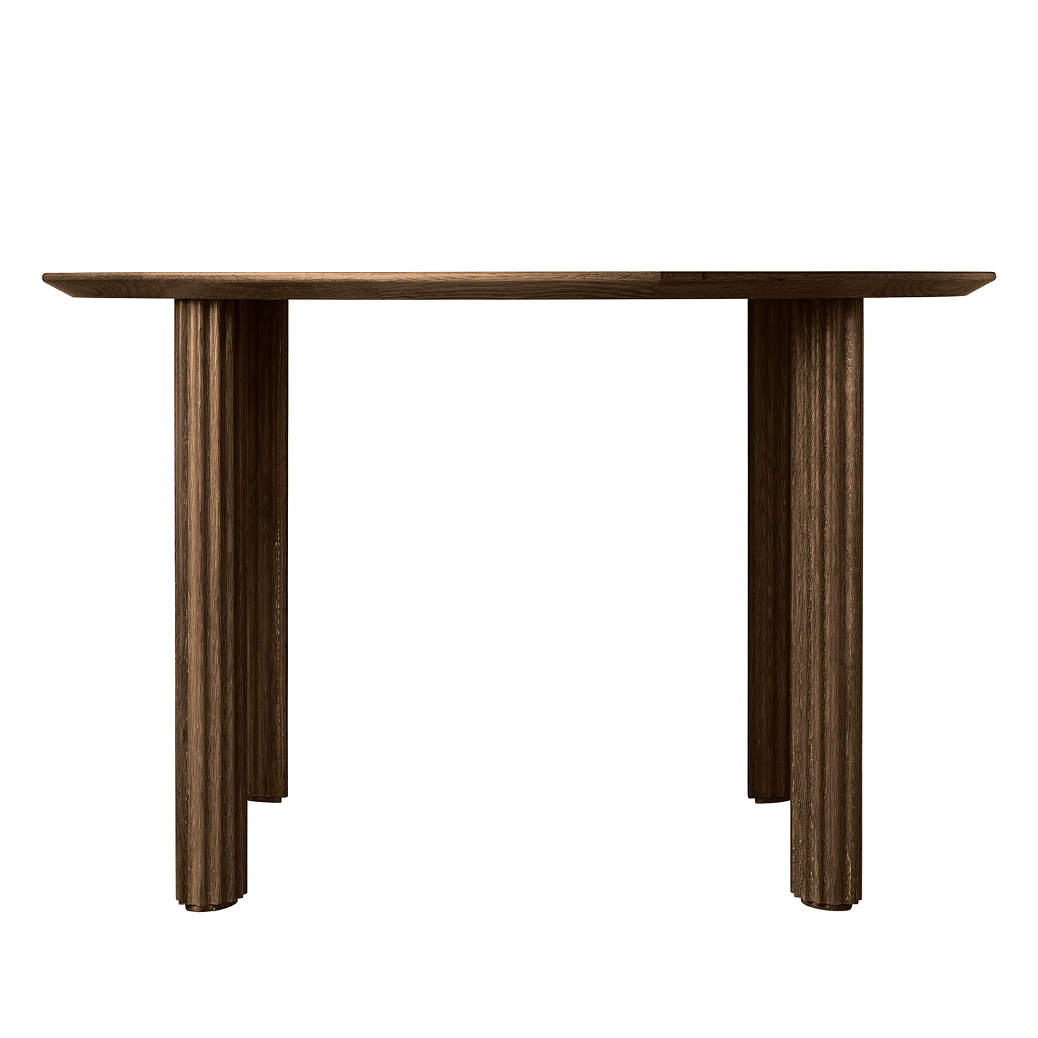 comfort circle tisch eiche dunkel umage 65759