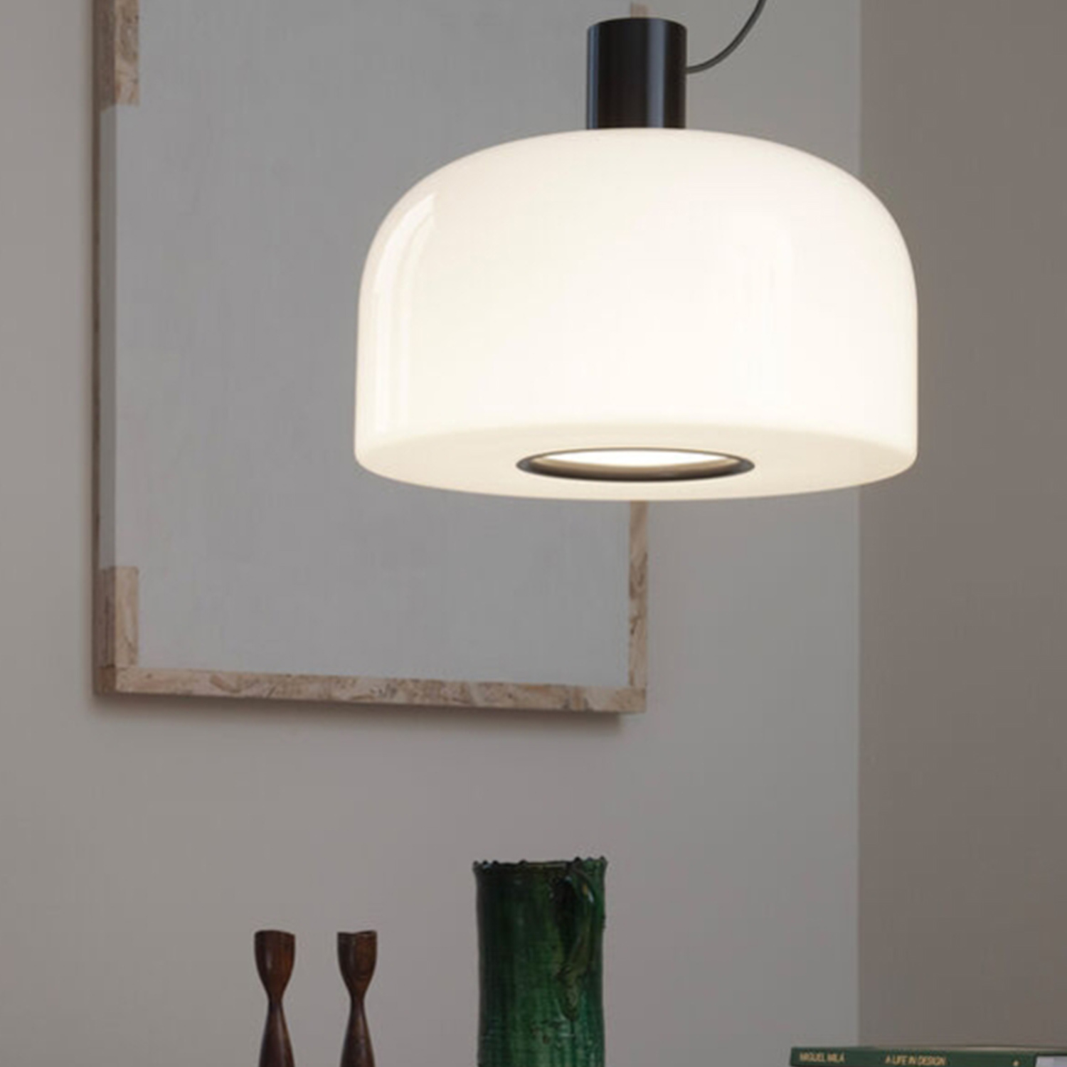 Flos - Bellhop Glass S2 Hängeleuchte weiß