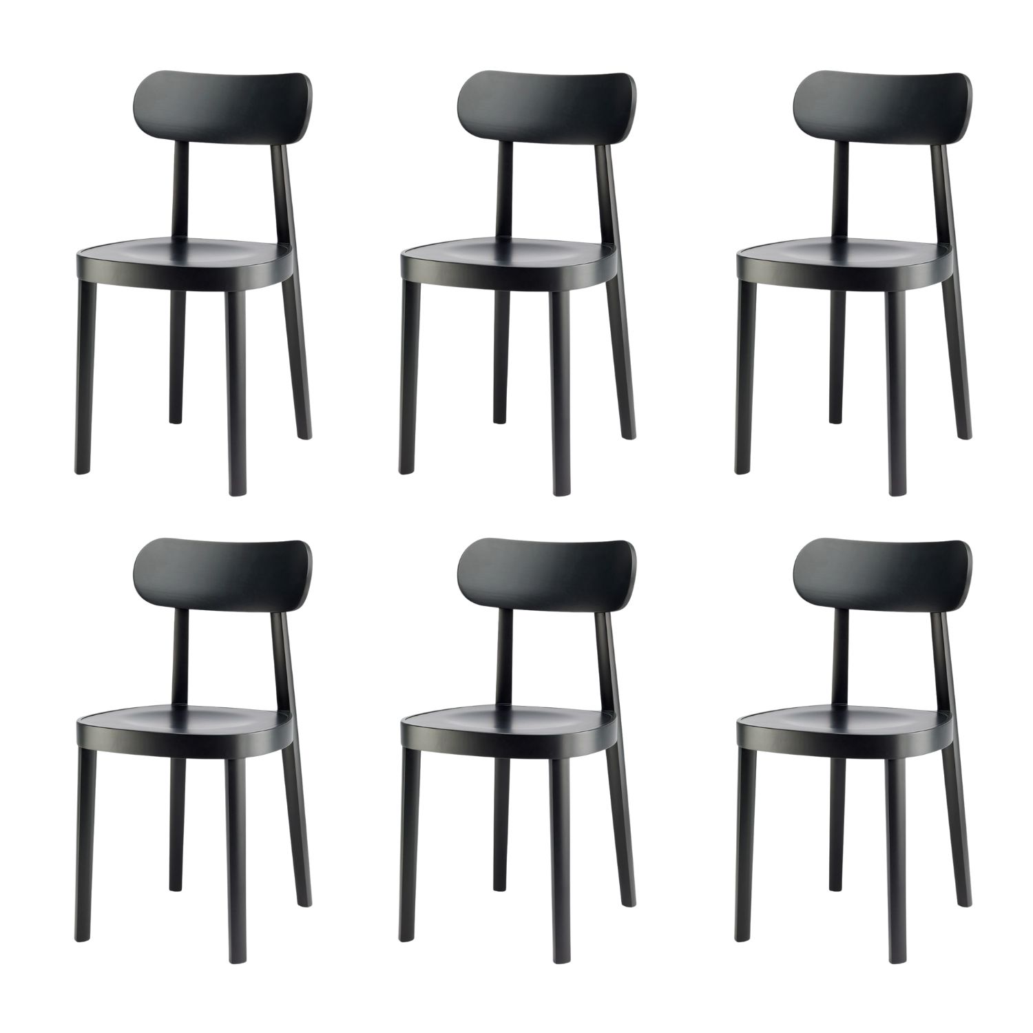 Thonet 118M schwarz 100445 6erSet 103324