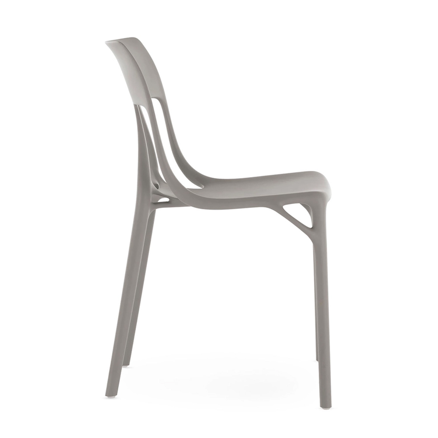 Kartell - A.I. light Stuhl dunkelbraun