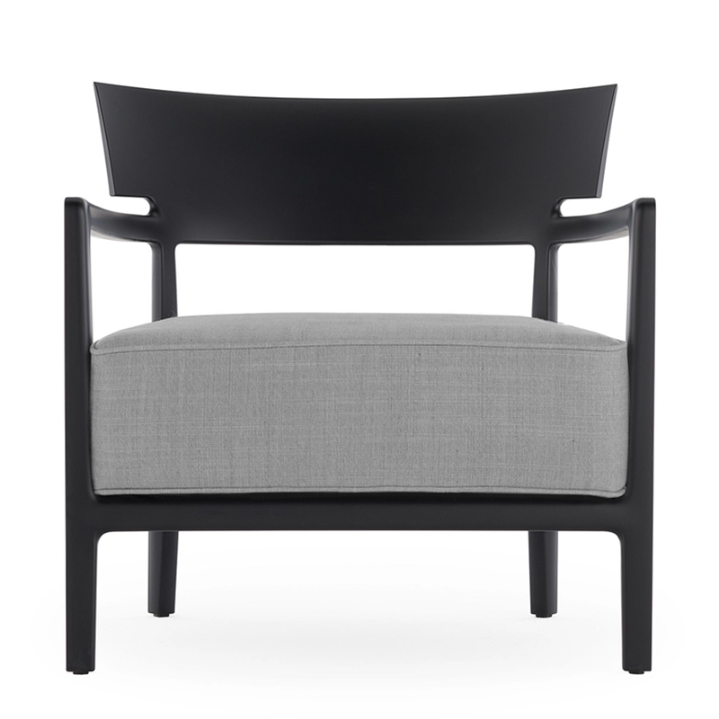Kartell - Cara Mat Outdoor Sessel weiß / grau
