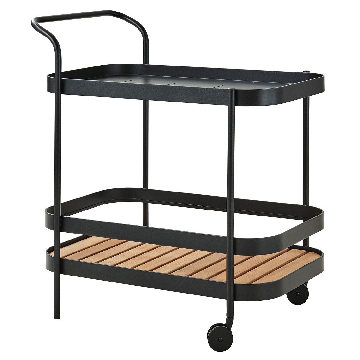 cane line roll barwagen schwarz 52911