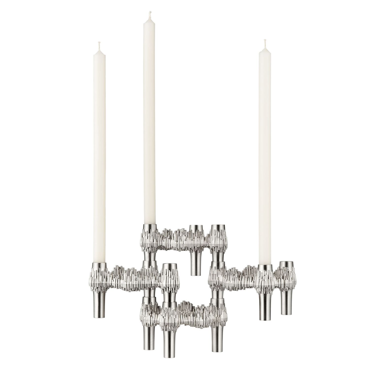 STOFF Nagel - Quist Kerzenhalter chrom 3er Set
