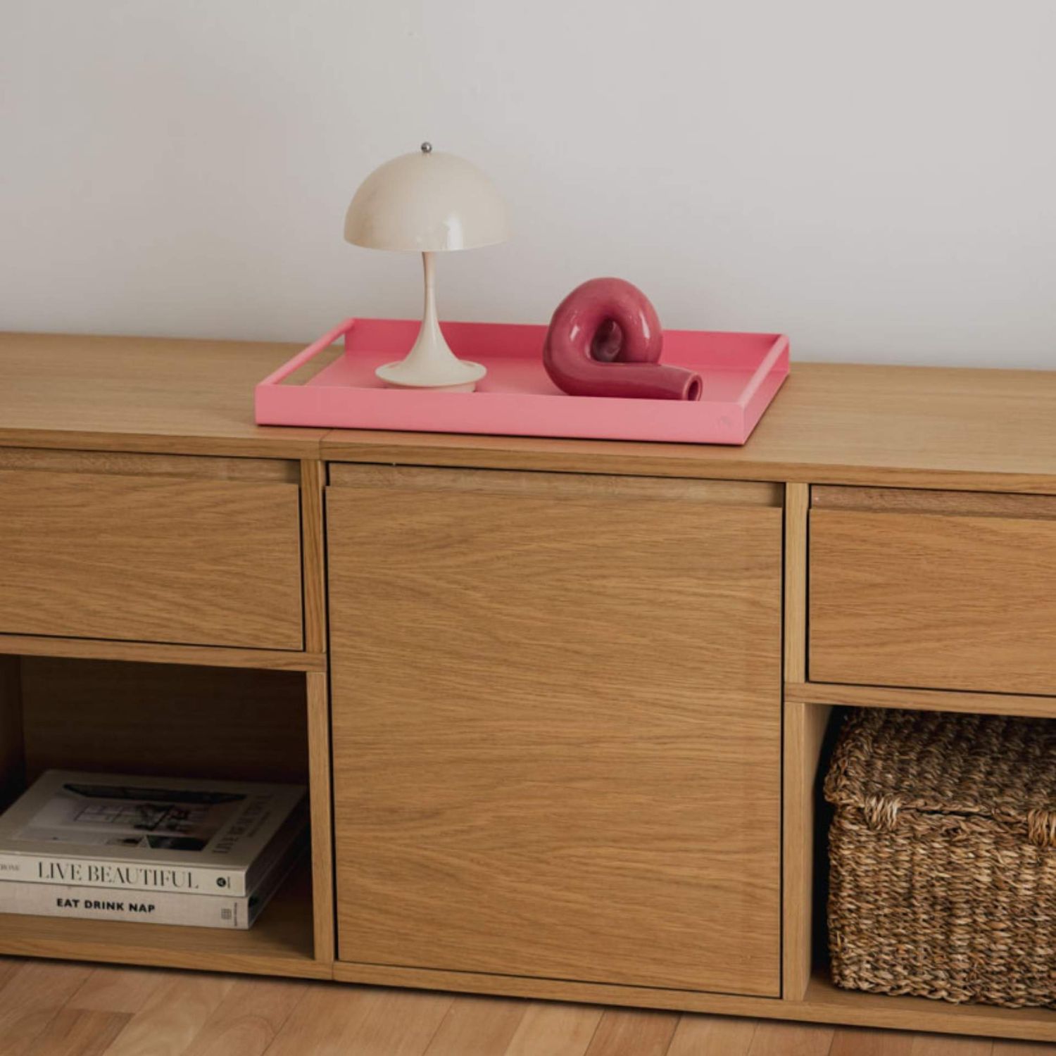 Metallbude - Dava Serviertablett cashew