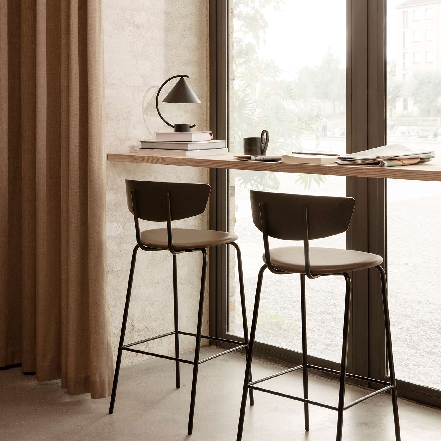 ferm living herman barhocker eiche 81542