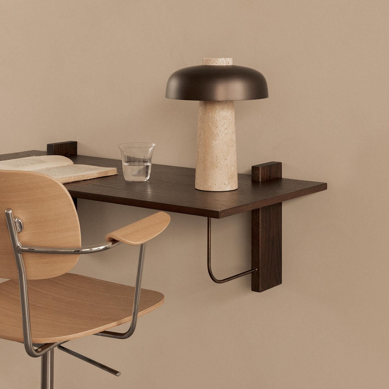 co task chair mit armlehnen chrom hell audo 101207