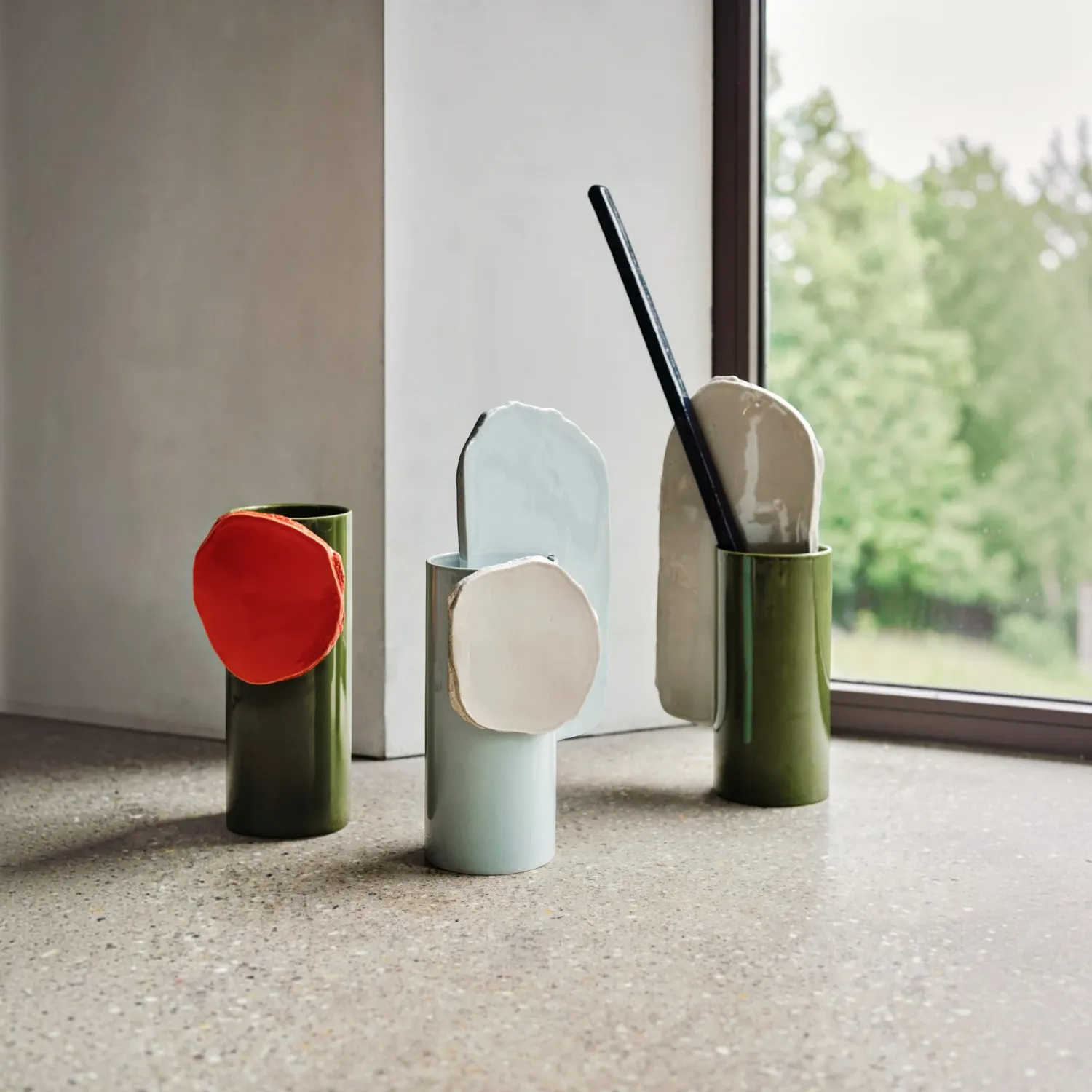 Vitra - Découpage Vase Feuille