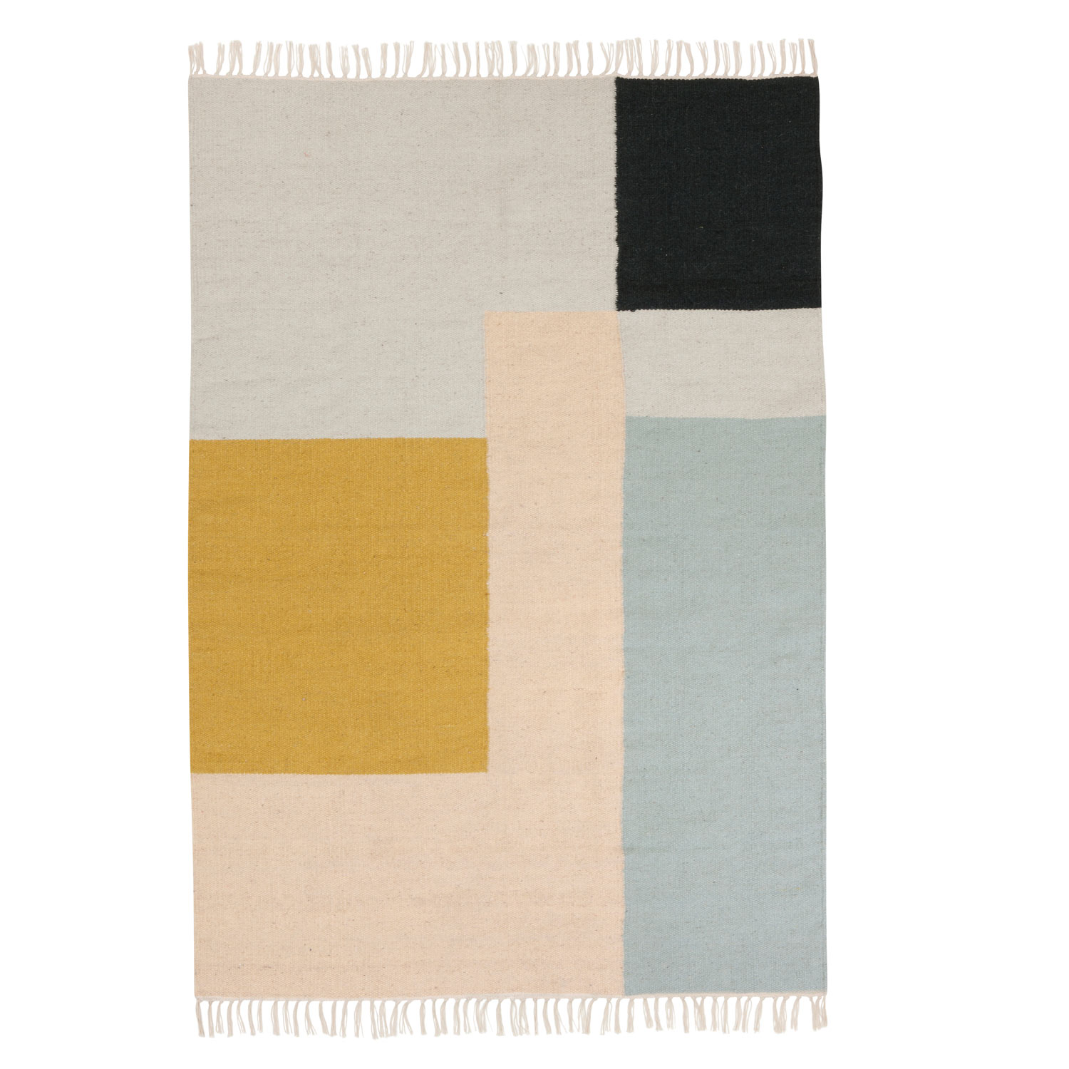 ferm living kelim rug squares 9146
