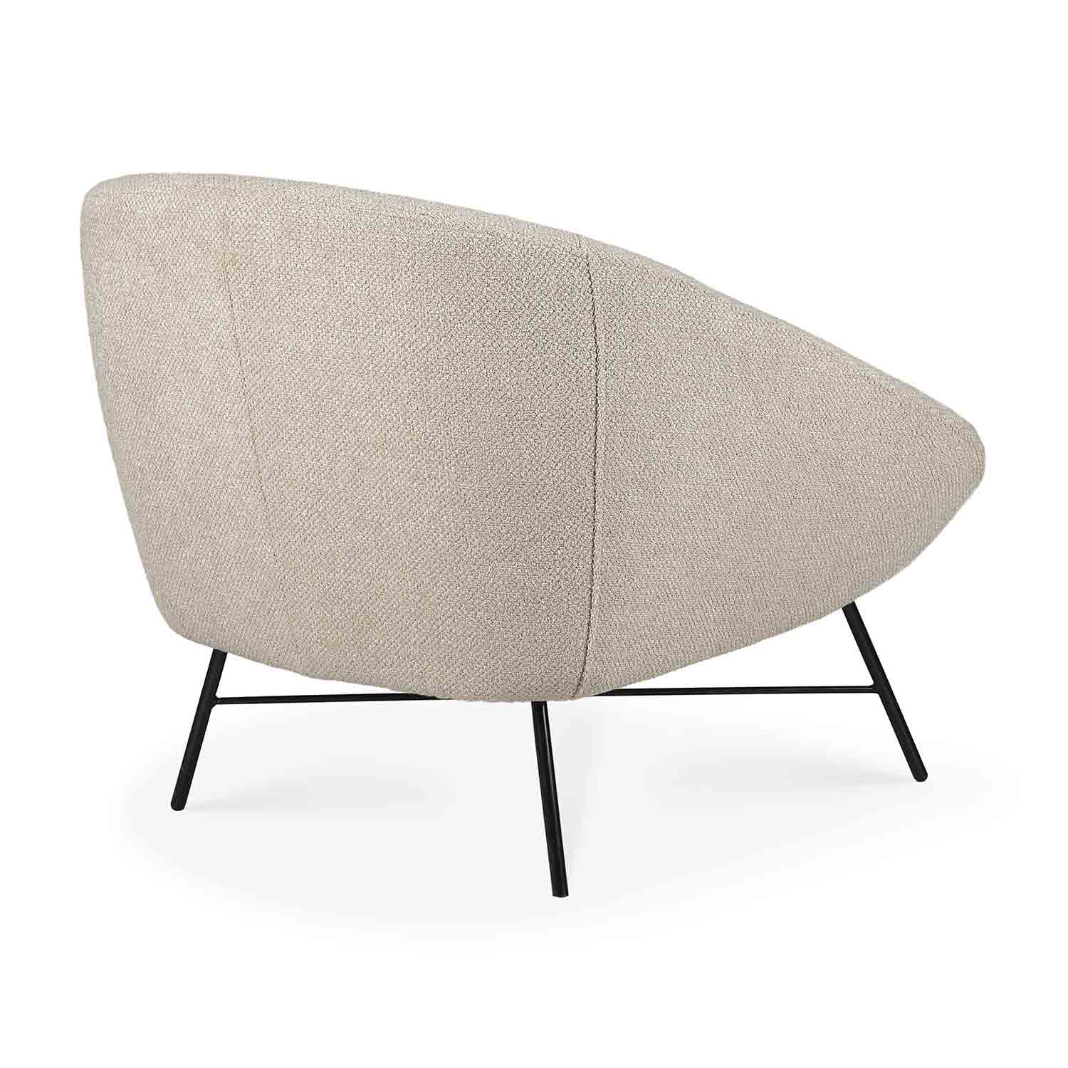 off white ethnicraft barrow loungesessel freisteller rueckseite 88090
