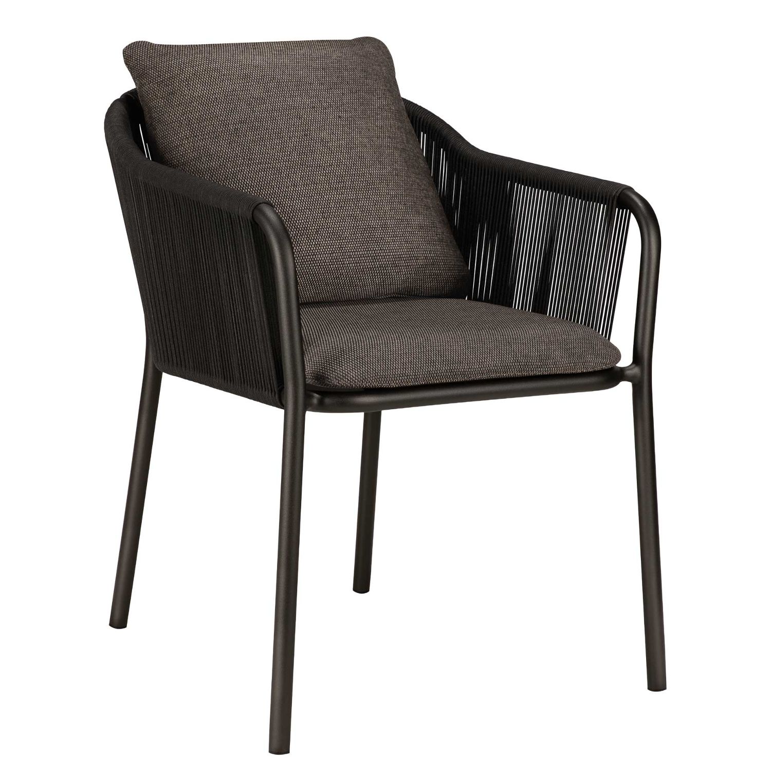 Ethnicraft - Capitan Stuhl f. Draußen dark bronze/dark brown