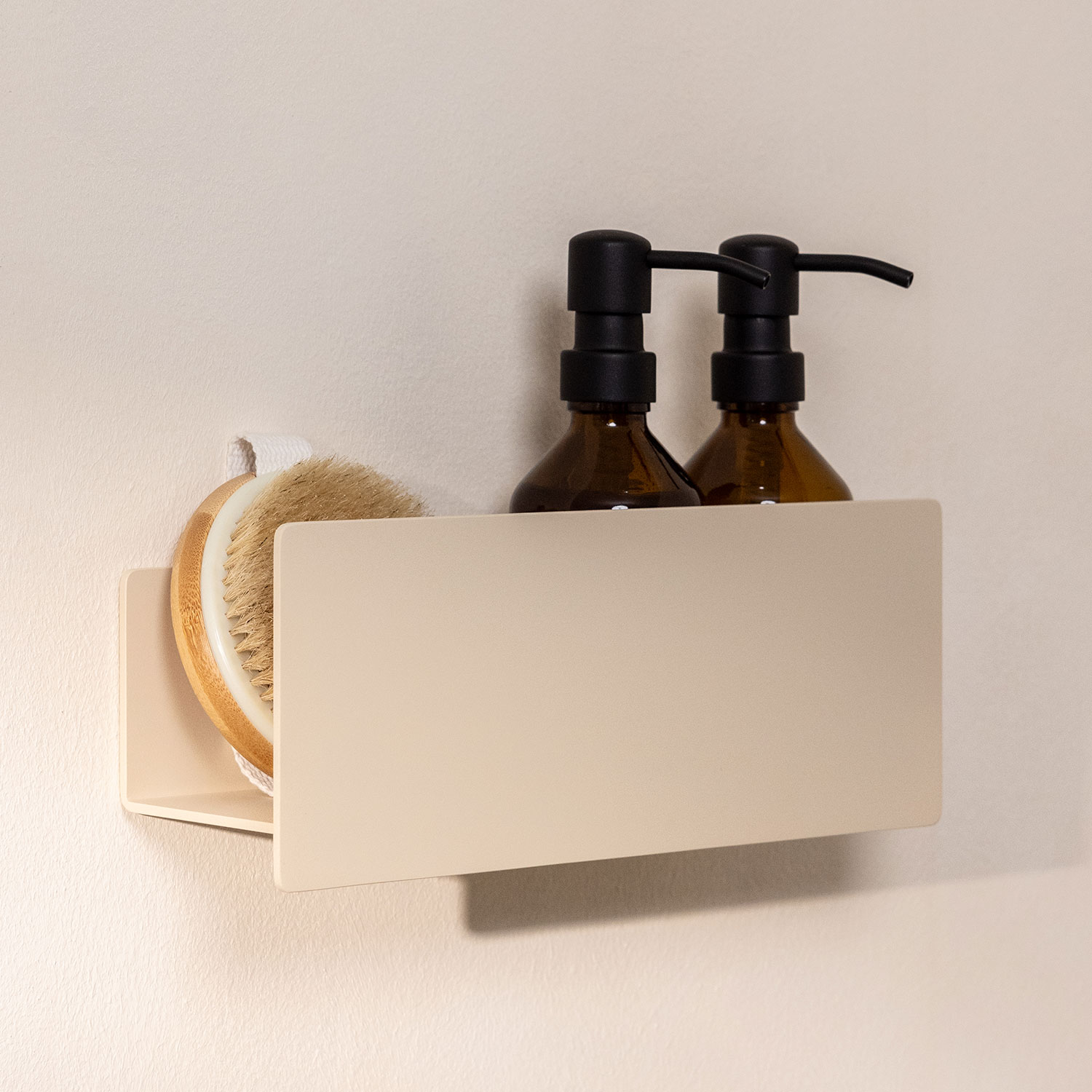 Metallbude - Shea Duschablage weiß klein