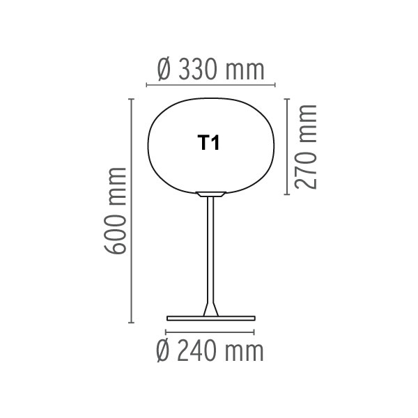 Glo ball T1 Abmessungen 18344