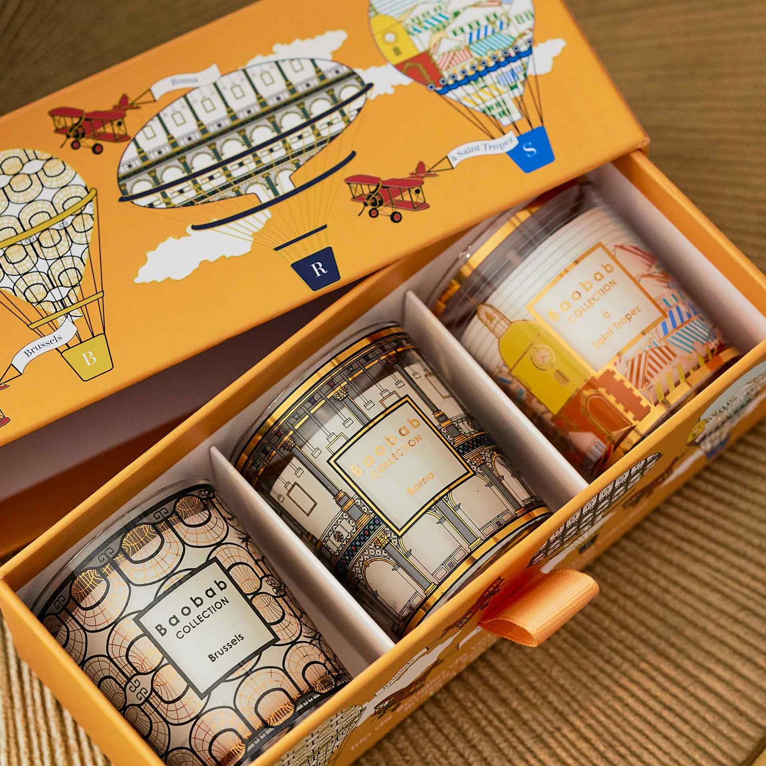 Baobab Collection - Trio Travel Duftkerzen BRÜ-ROM-STT