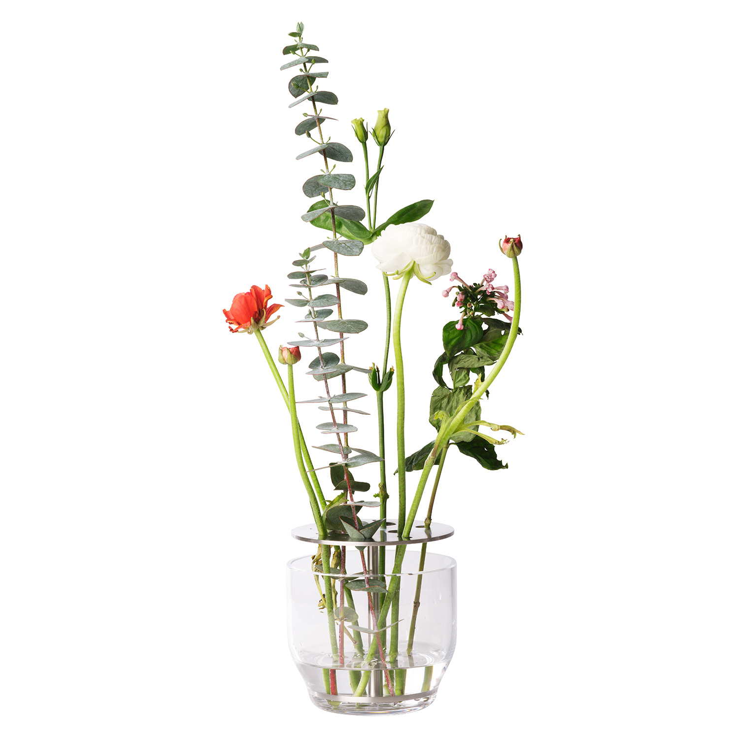 Fritz Hansen Ikebana blumenvase small stahl 101959