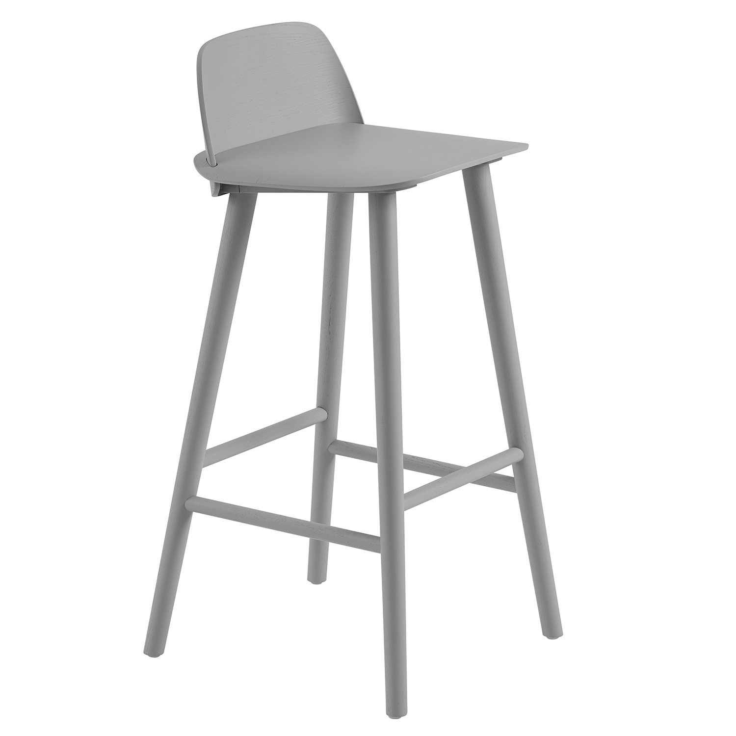 muuto nerd barhocker grau 57175