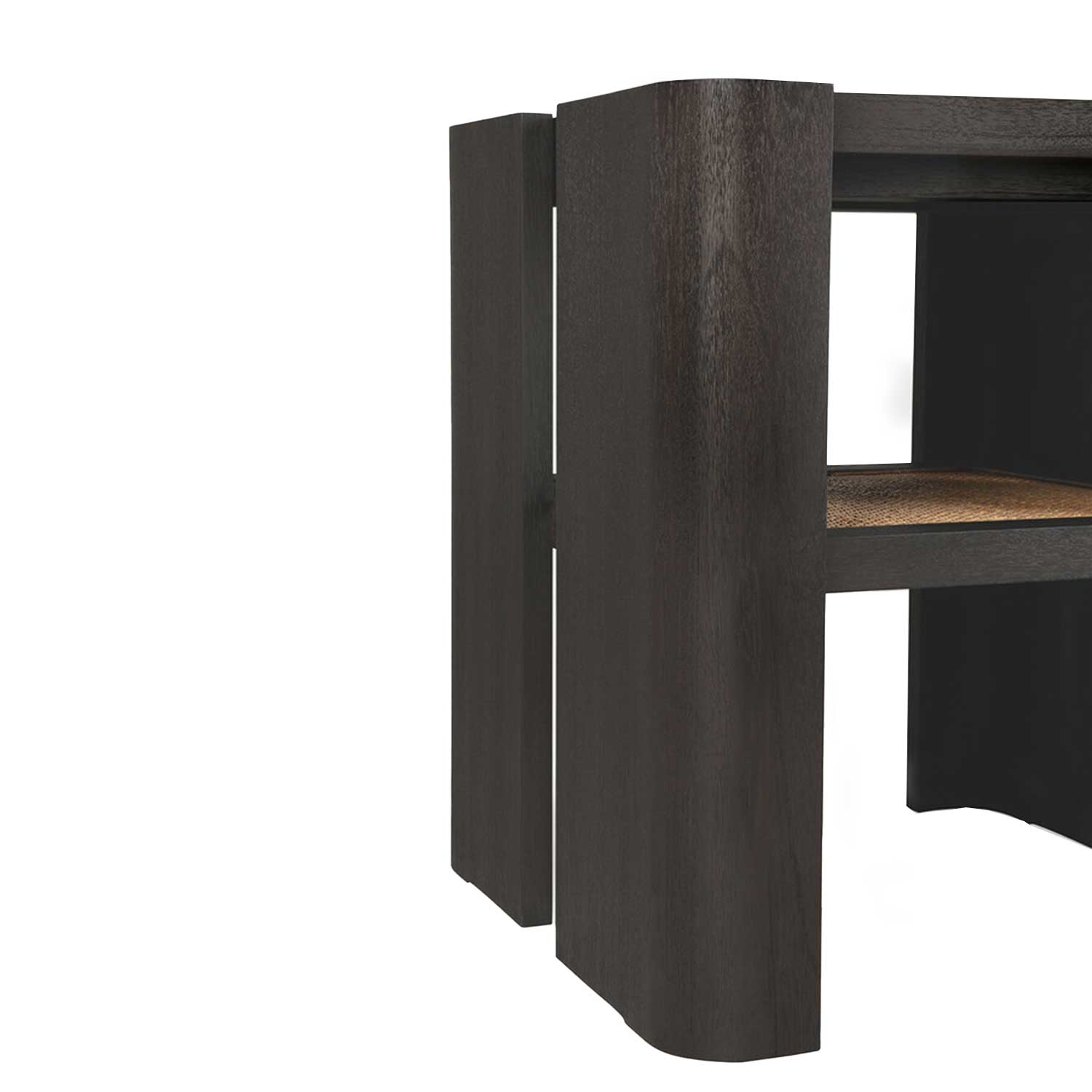 Ethnicraft - Panel Beistelltisch Teak dunkelbraun