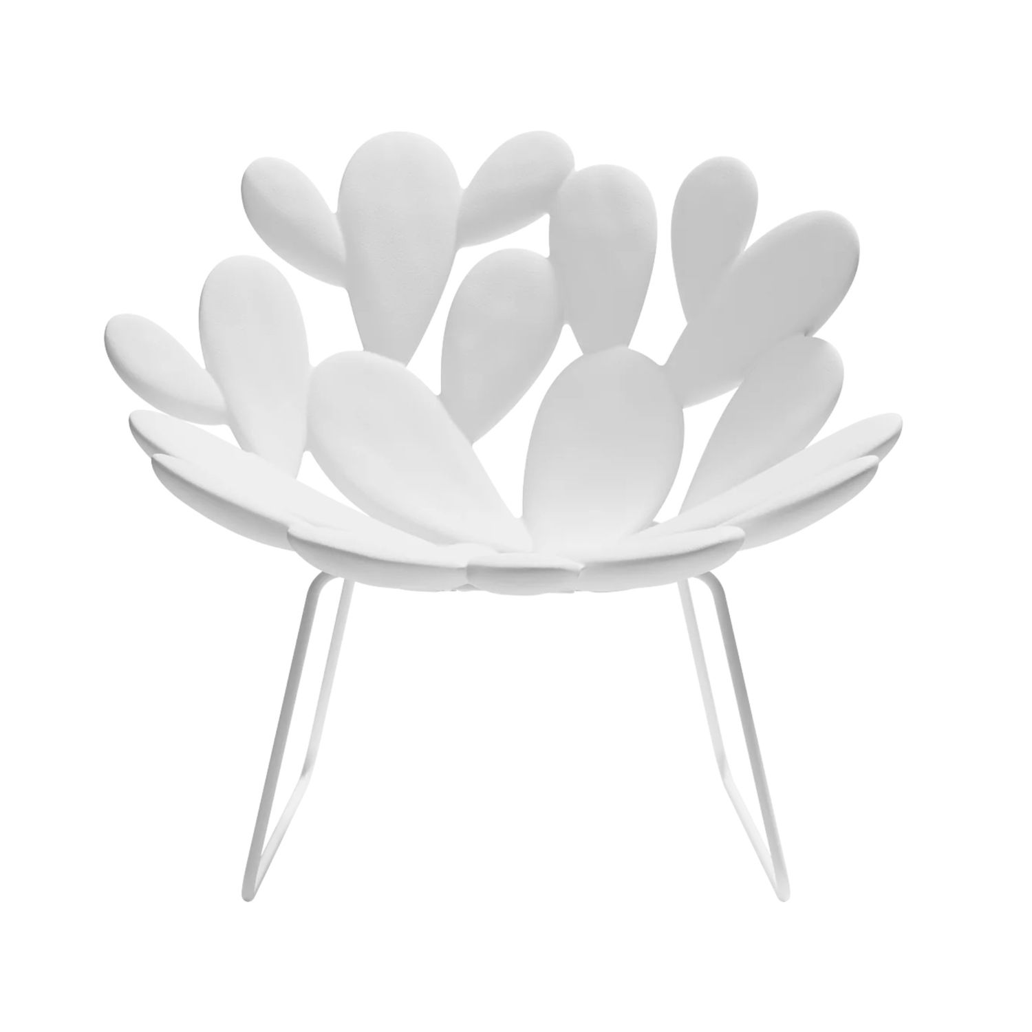Qeeboo - Filicudi Armchair mit Kufengestell weiß