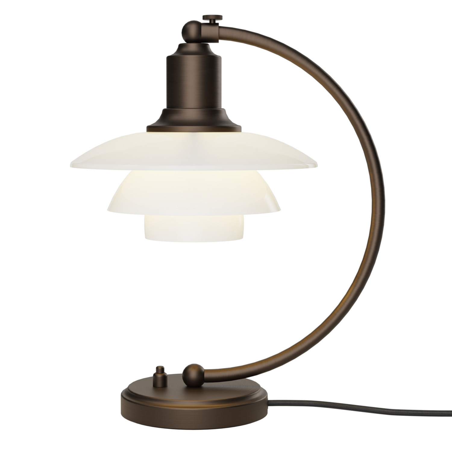 Louis Poulsen - PH 2/2 Luna Tischleuchte aged brass