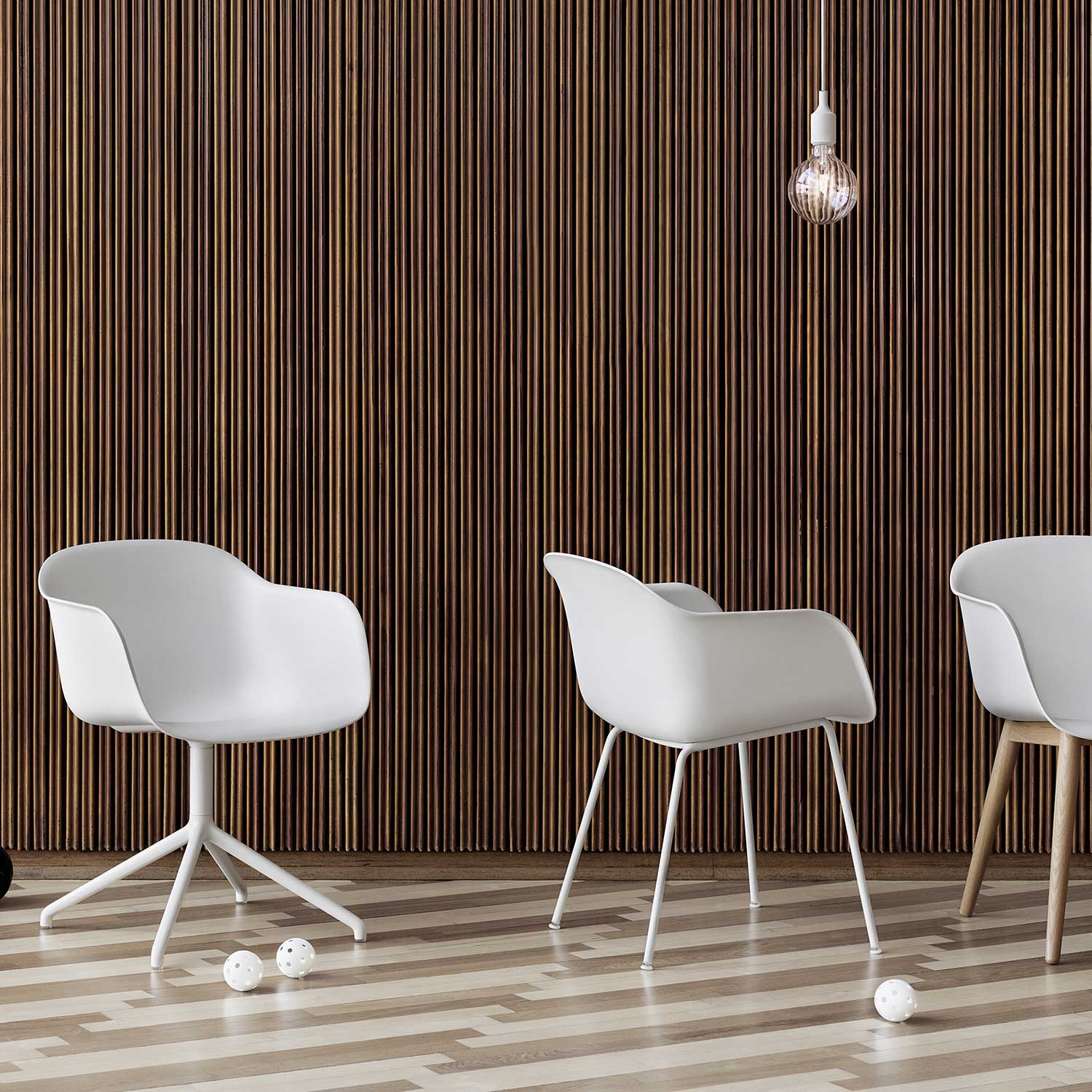 fiber chair tube base weiss muuto 53813