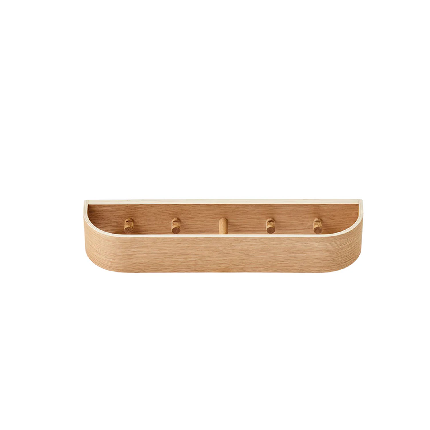 Audo - Epoch Wandregal mit Haken 50 cm eiche natur