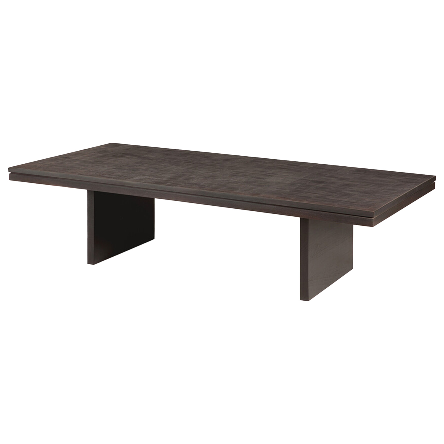 Ethnicraft - Grooves Couchtisch Teak off black 135 x 65 cm