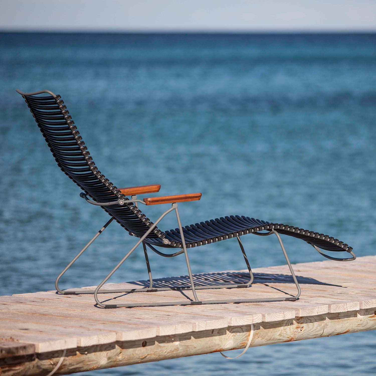 click sunlounger schwarz houe 92531