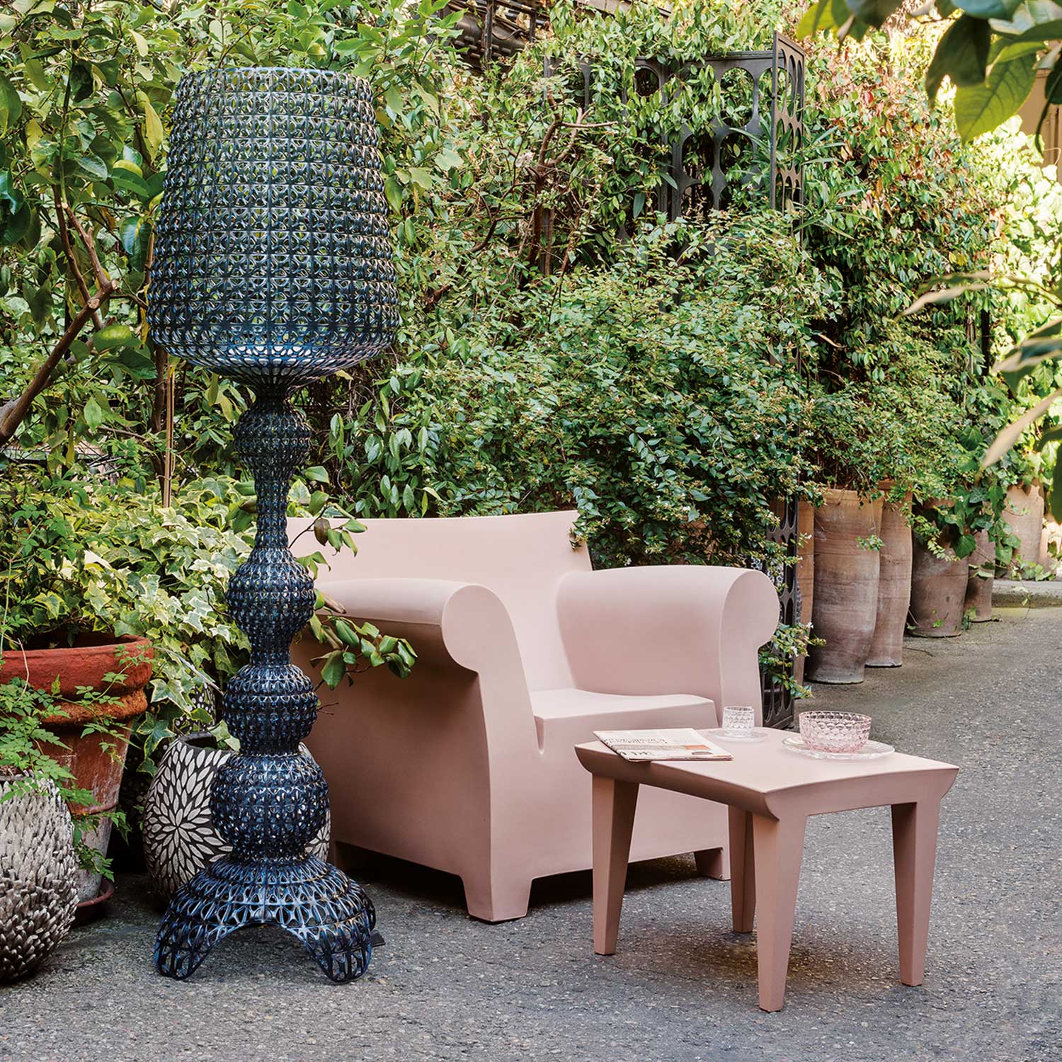 Kartell - Bubble Club Sessel hellgrau