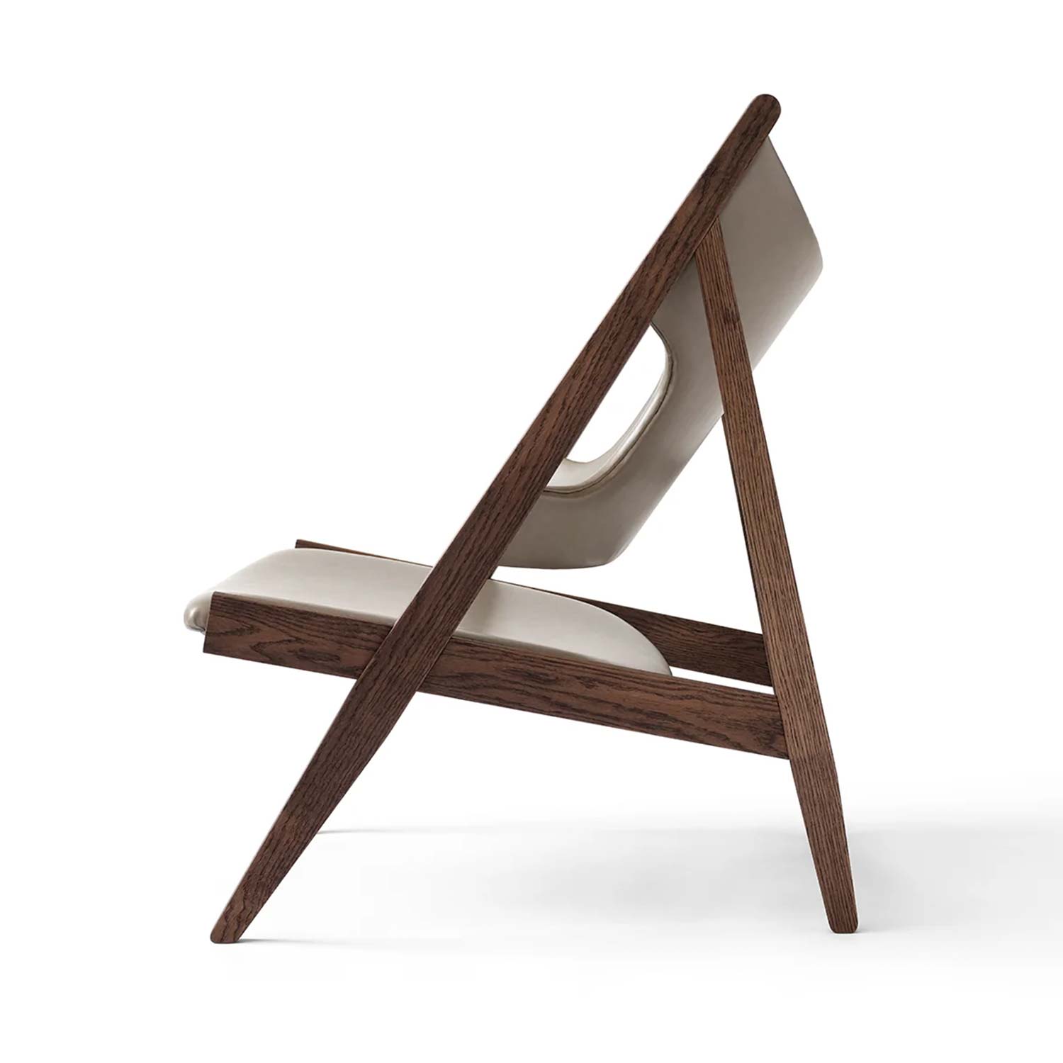 Audo - Knitting Lounge Chair dark stained oak/dakar