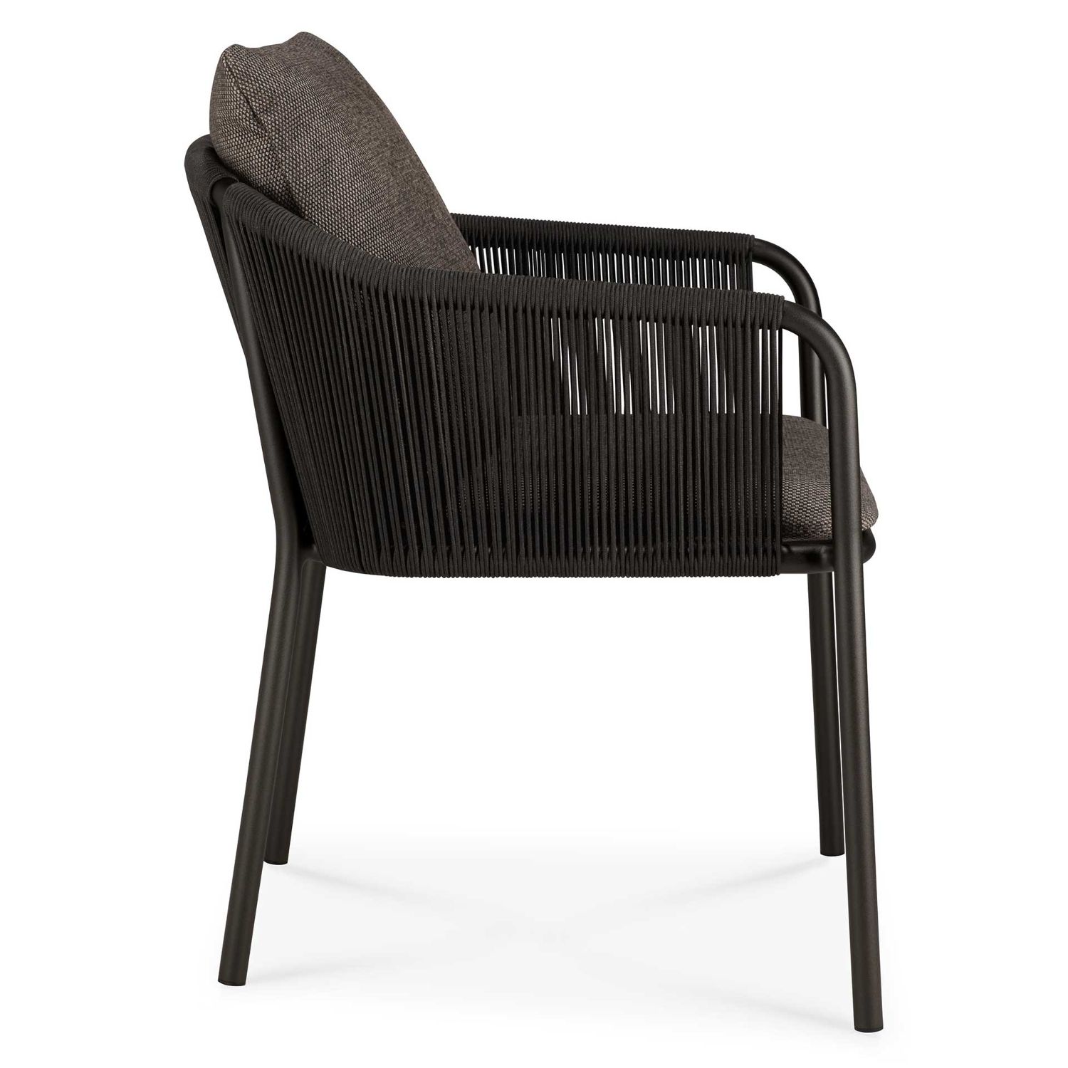 Ethnicraft - Capitan Stuhl f. Draußen dark bronze/dark brown