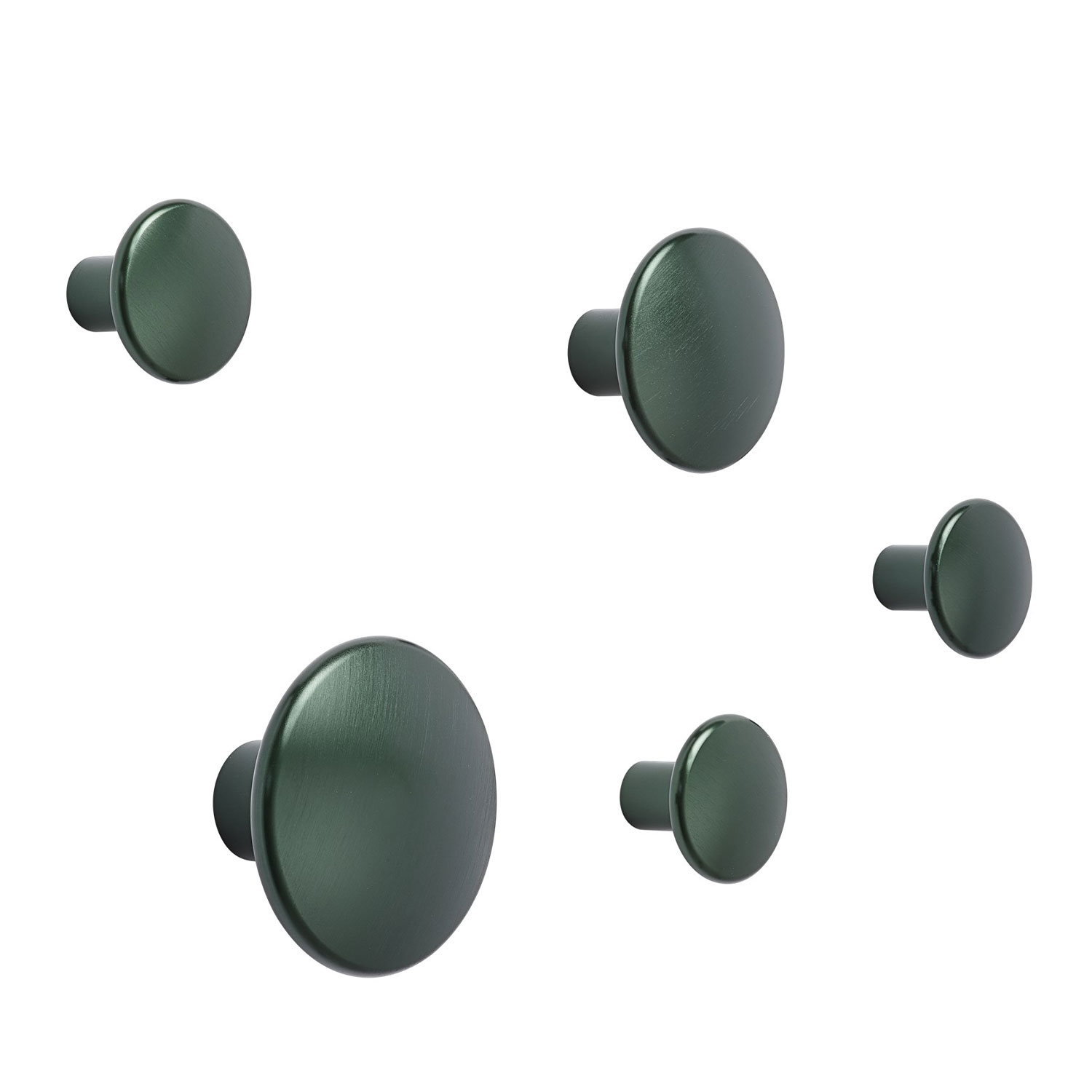 dark green 5er set muuto dots  55706