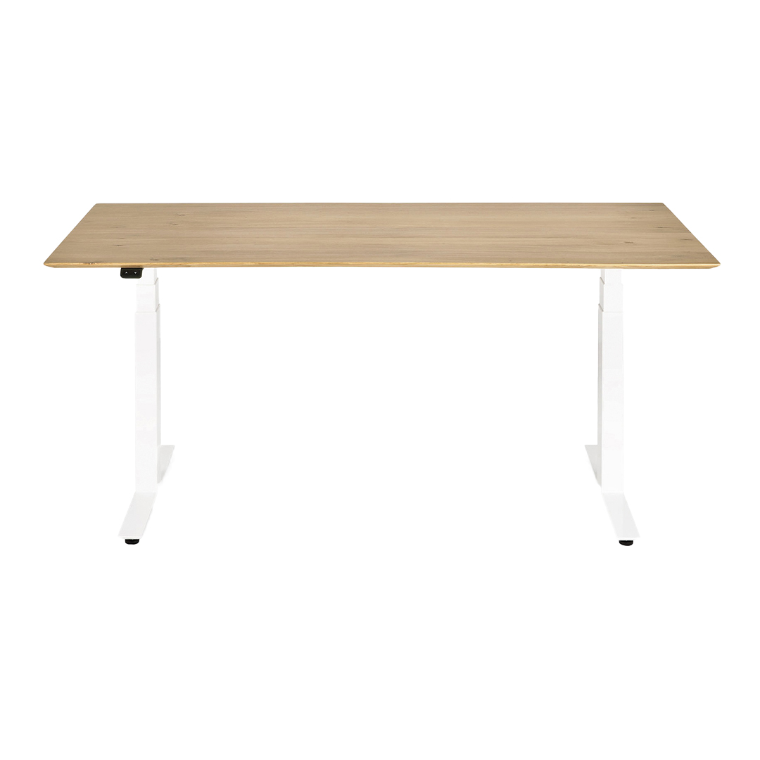 ethnicraft bok tischplatte verstellbarer schreibtisch eiche freisteller 84286