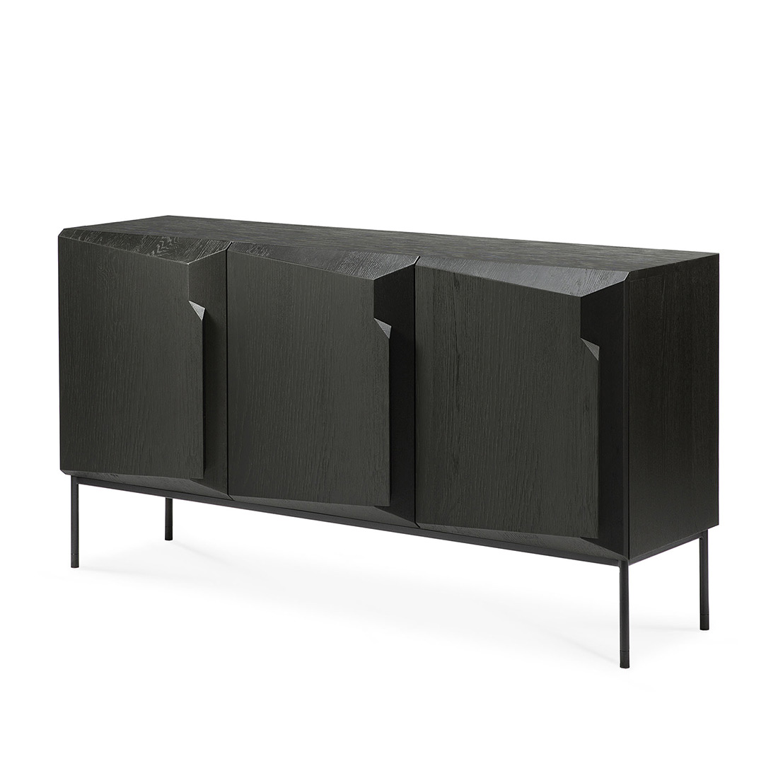 50437 klein ethnicraft stairs anrichte schwarz schraeg 90105