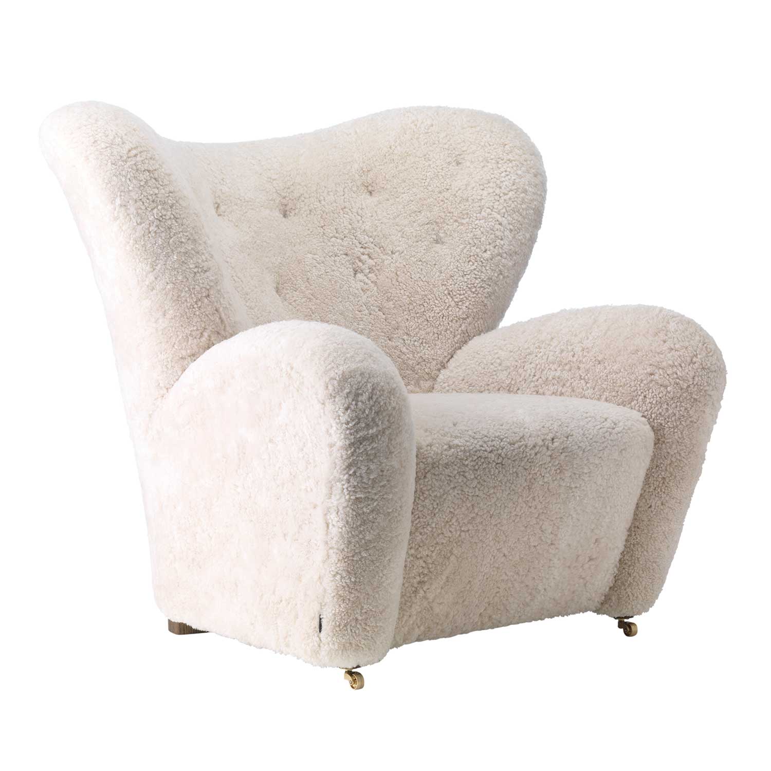 Audo - The Tired Man Loungesessel Dark Stained Oak/Moonlight