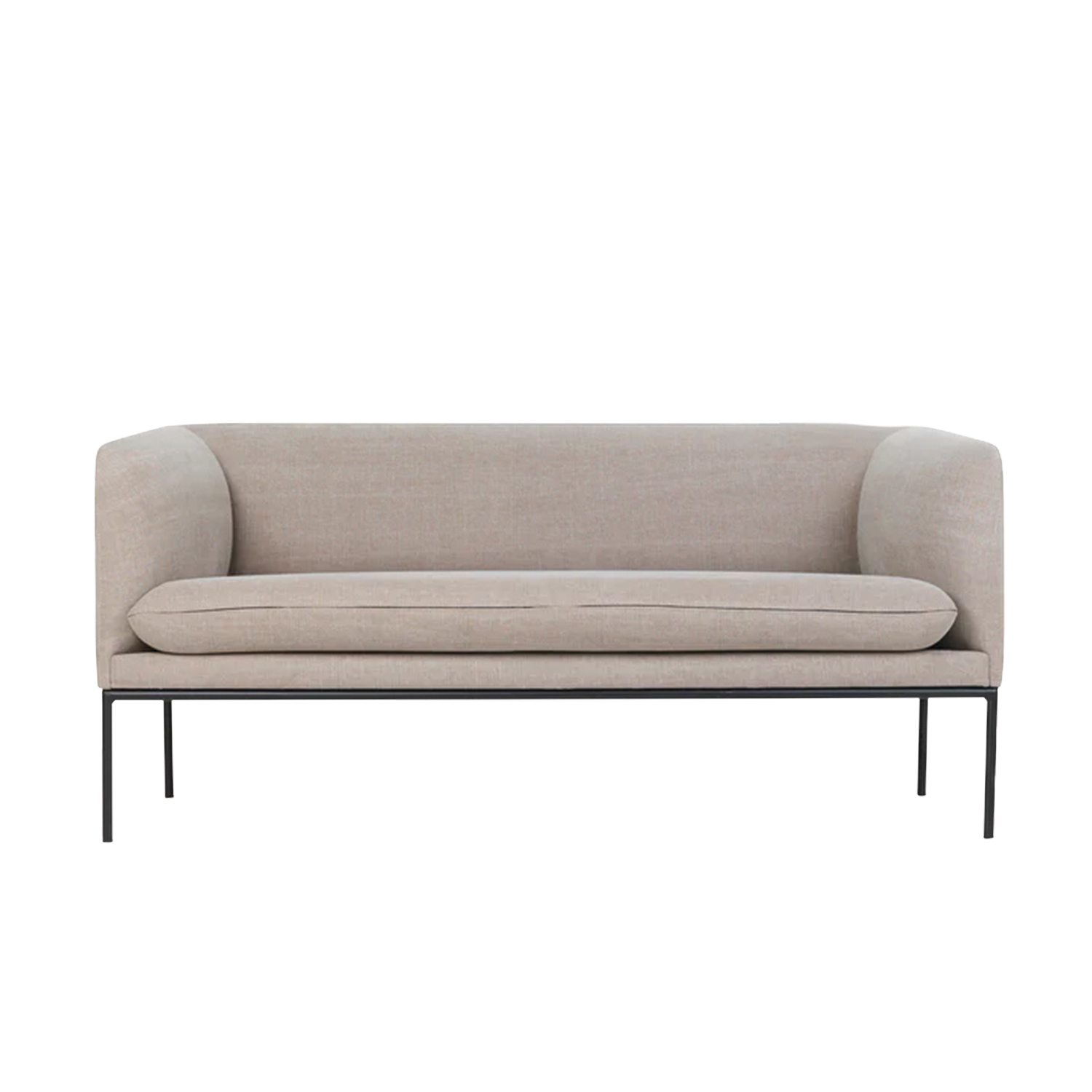 ferm living turn 2 sitzer leinen natur  freisteller 85097