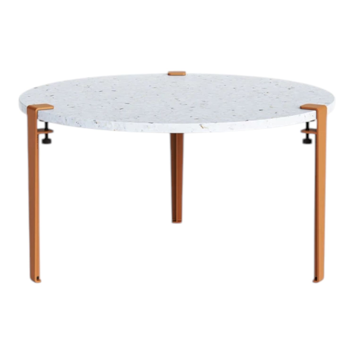 Tiptoe - Couchtisch Ø 80 cm Venezia tangerinenrot