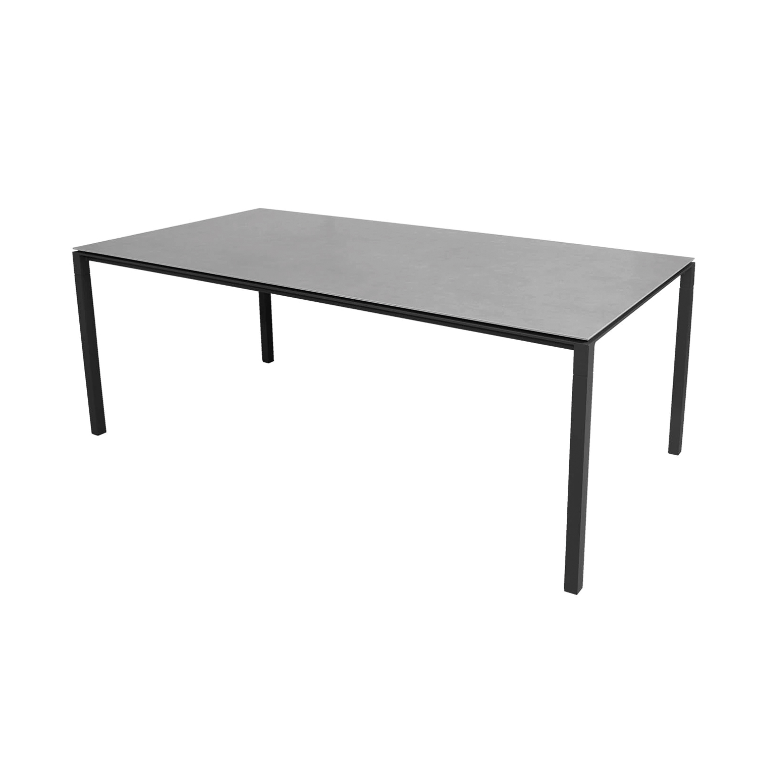 cane line pure esstisch lavagrey concrete grey 200 cm 79378