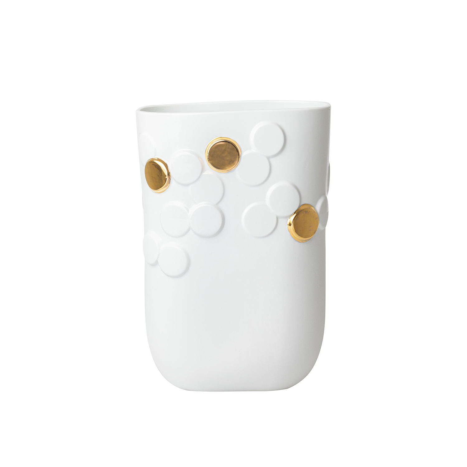 Raeder Design Goldener Punkt Vase Goldener Punkt MIttel 92547 106416